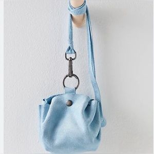 Nwot Free People Celeste Suede Mini Pouch